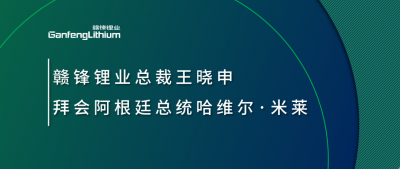 凯发k8锂业总裁王晓申拜会阿根廷总统哈维尔·米莱